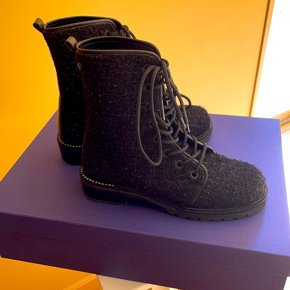 SW Metermaid Black Boucher boots, size 7